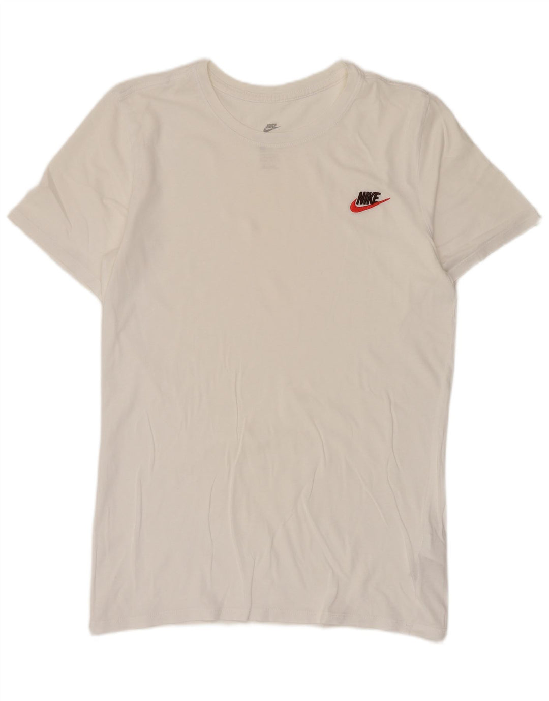 T-shirt męski Nike, mały, biały, bawełniany