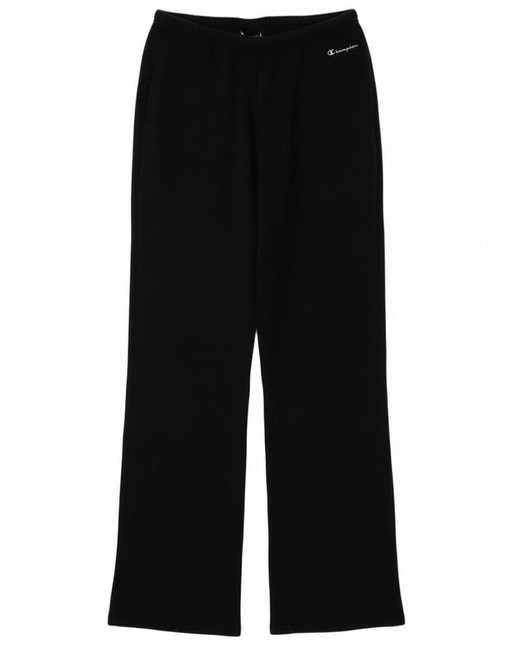 Damskie spodnie dresowe Champion UK 12, średnie, czarne, bawełniane