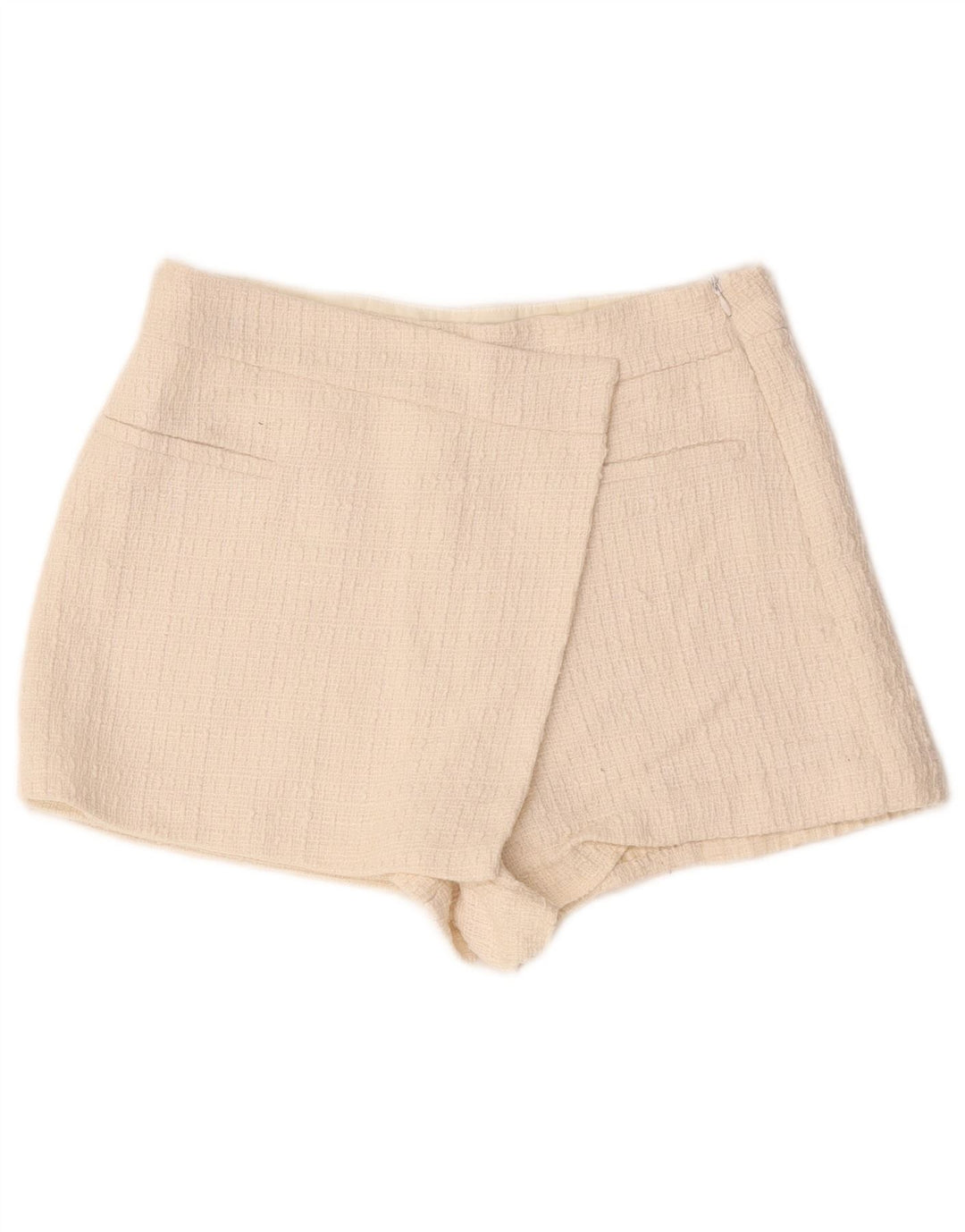 Damskie spodenki codzienne Zara, średnie W28, białe