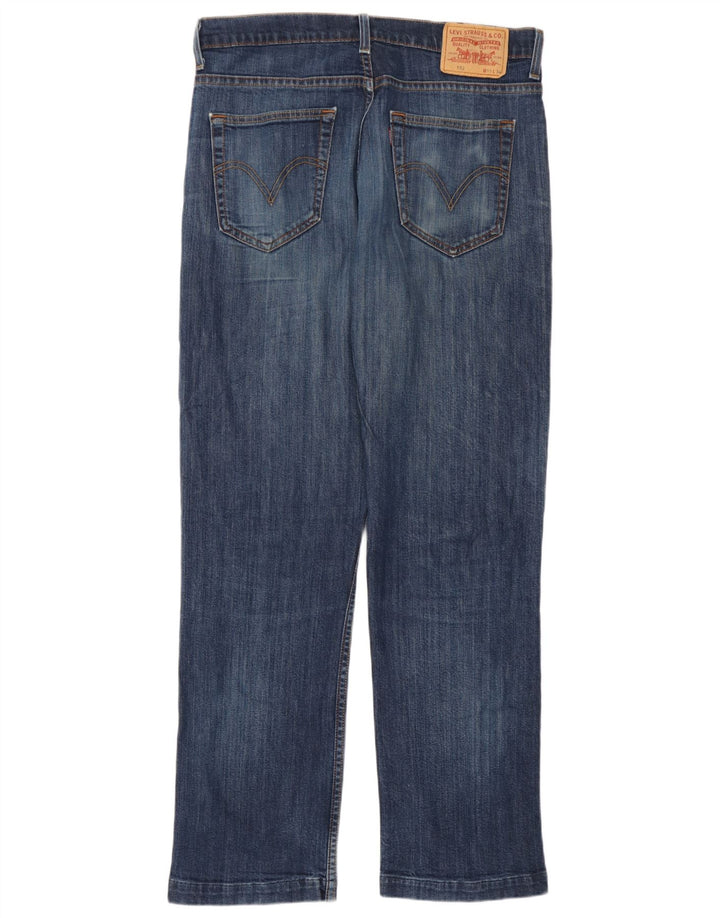 Damskie jeansy Levi's 752 Straight W33 L31 Niebieskie bawełniane