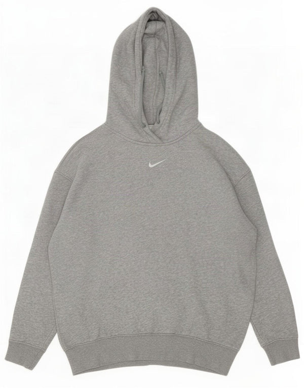 Męska bluza z kapturem Nike o luźnym kroju XS, szara, nakrapiana bawełna