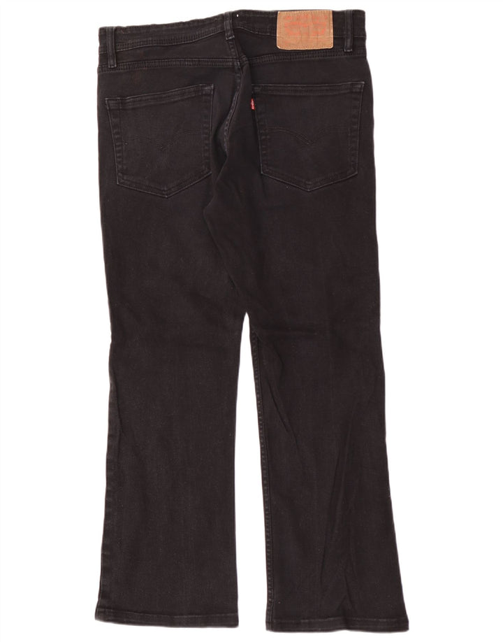 Męskie jeansy Levi's Bootcut W32 L29 Czarna bawełna