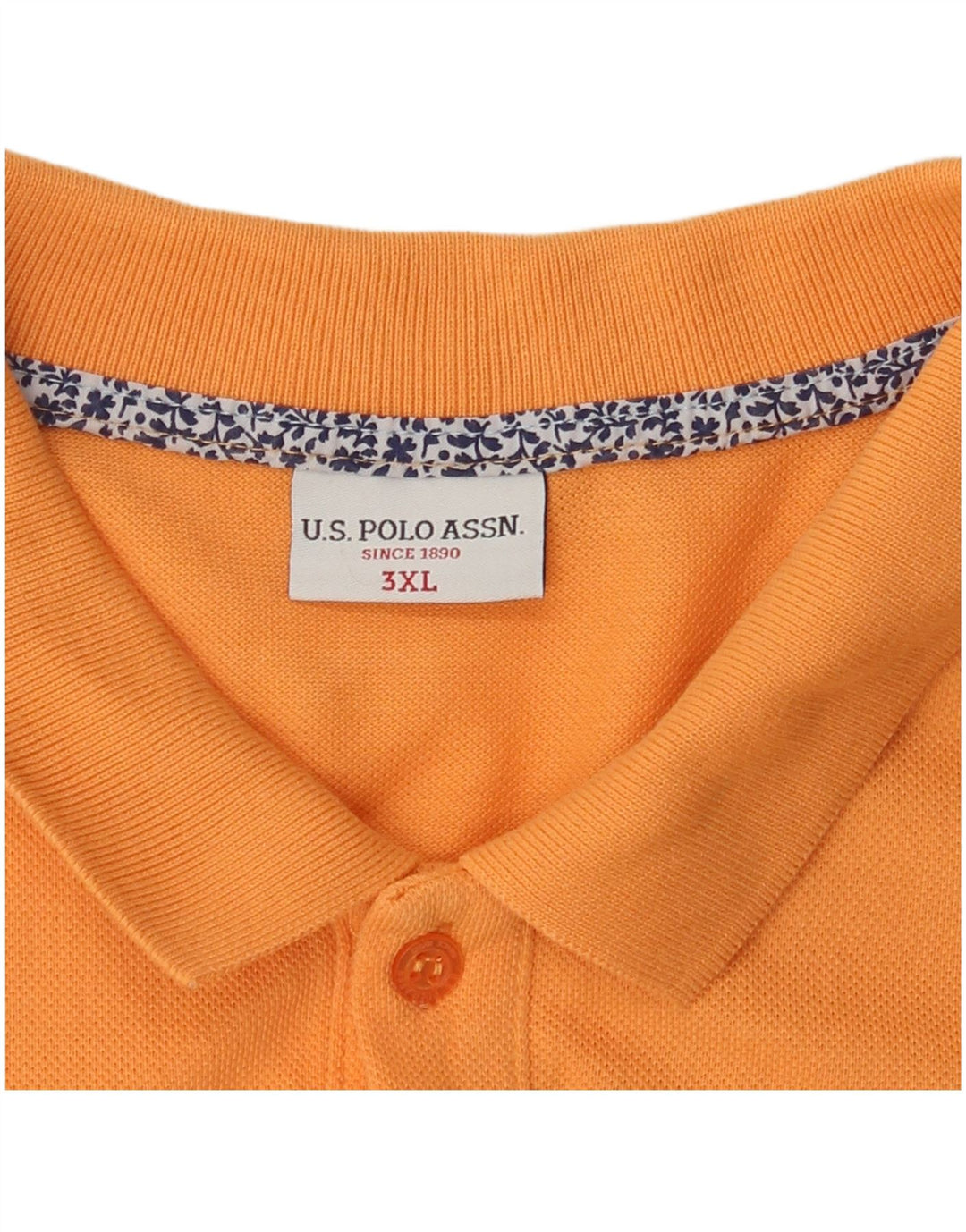 US Polo Assn. Koszula męska 3XL Pomarańczowa