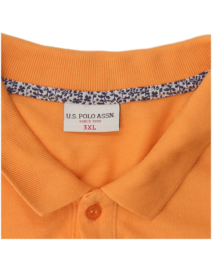 US Polo Assn. Koszula męska 3XL Pomarańczowa