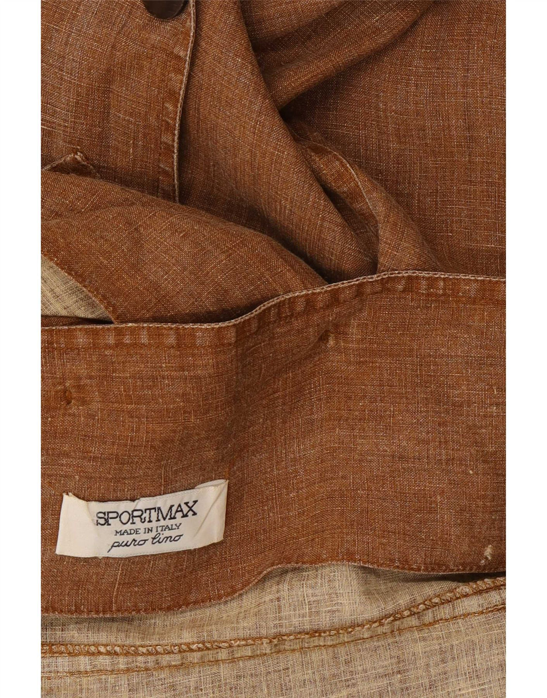 Damska marynarka sportmax oversize zapinana na 5 guzików UK 18 XL brązowa