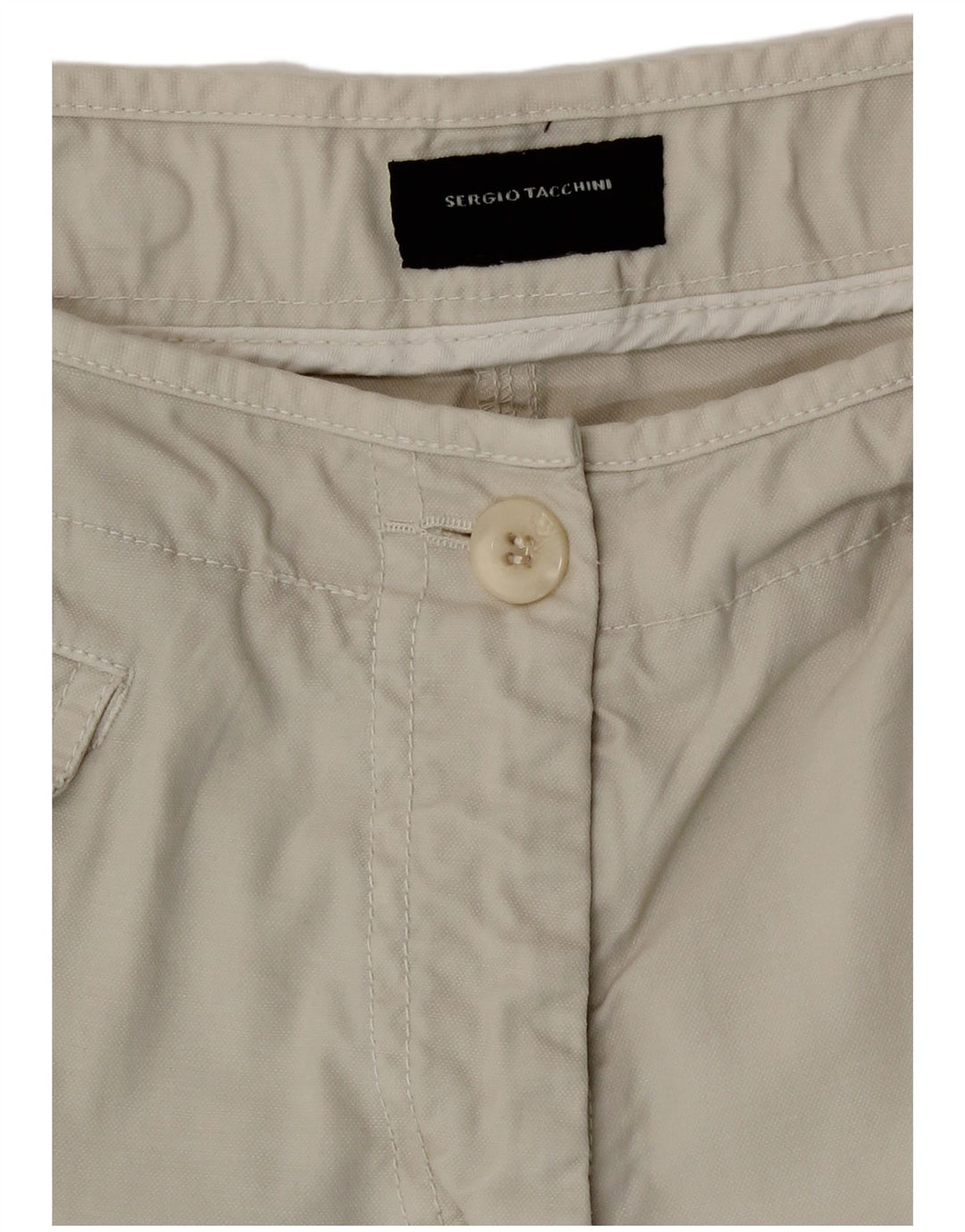 Damskie spodenki cargo Sergio Tacchini duże W32 beżowe