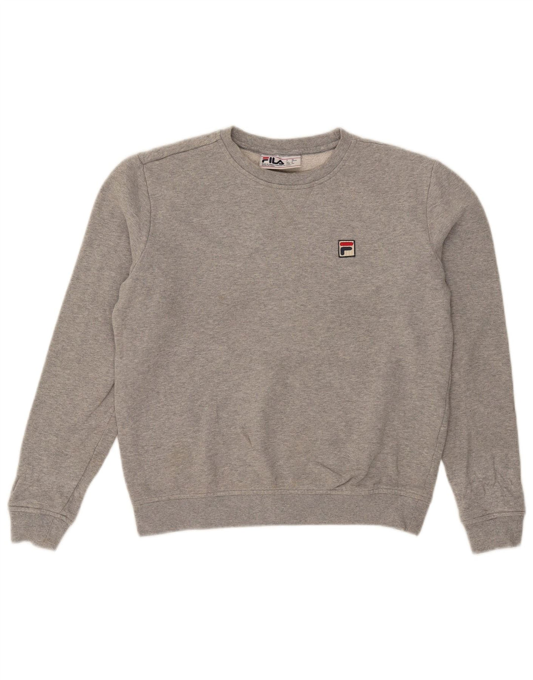 Damski sweter oversize Fila UK 10 Small, szary, bawełniany
