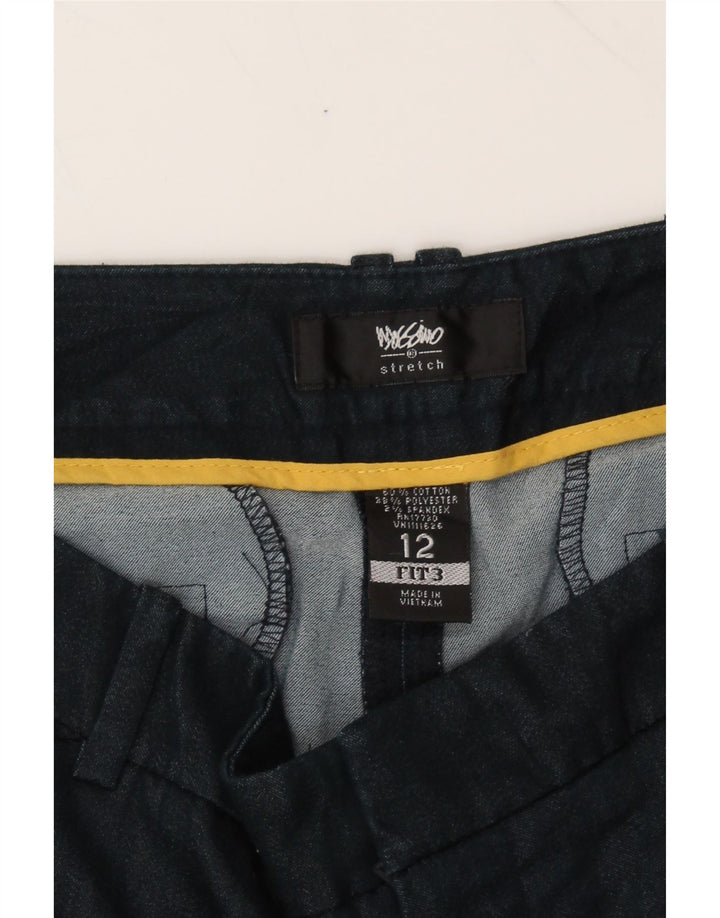MOSSIMO Womens Casual Shorts US 12 Large W34  Navy Blue Cotton Vintage Mossimo and Second-Hand Mossimo from Messina Hembry 