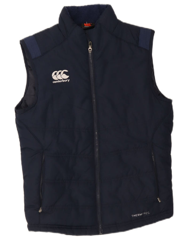 Męska wyściełana kamizelka Canterbury Graphic UK 34 XS Granatowy poliester