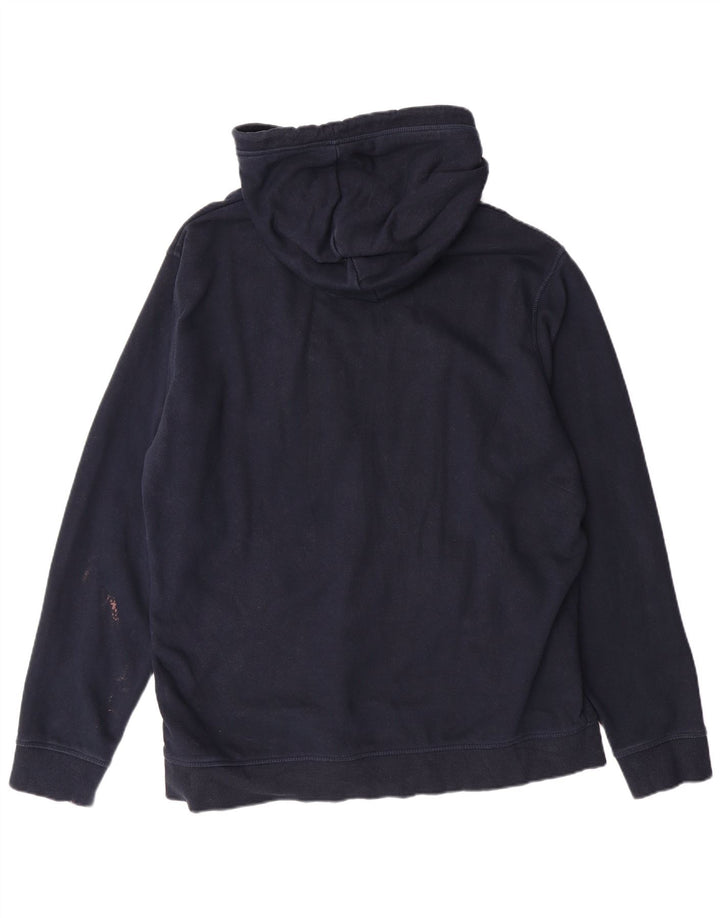 PENGUIN Męski sweter z kapturem XL, granatowy, bawełniany