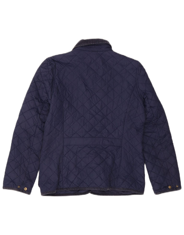 Pikowana kurtka dziewczęca Polo Ralph Lauren 15-16 lat XL, granatowa, poliester