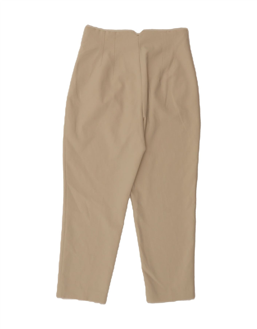 ZARA Womens Tapered Chino Trousers Large W30 L26 Beige Polyester Vintage Zara and Second-Hand Zara from Messina Hembry 