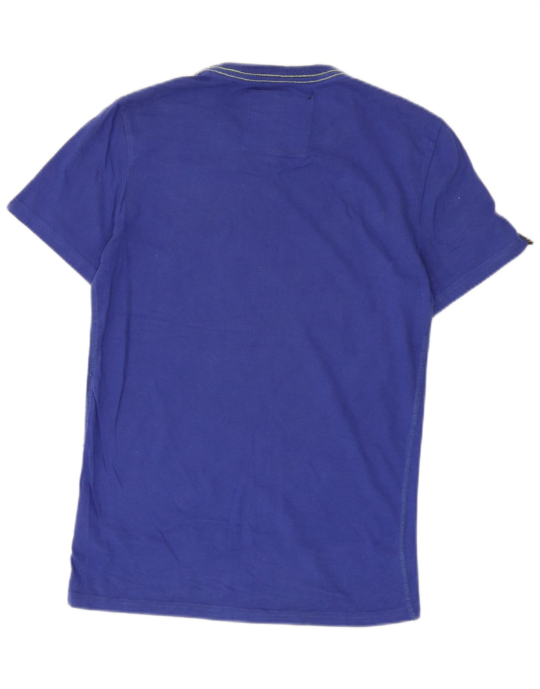 Męski T-shirt z grafiką Superdry, mały, niebieski, bawełniany