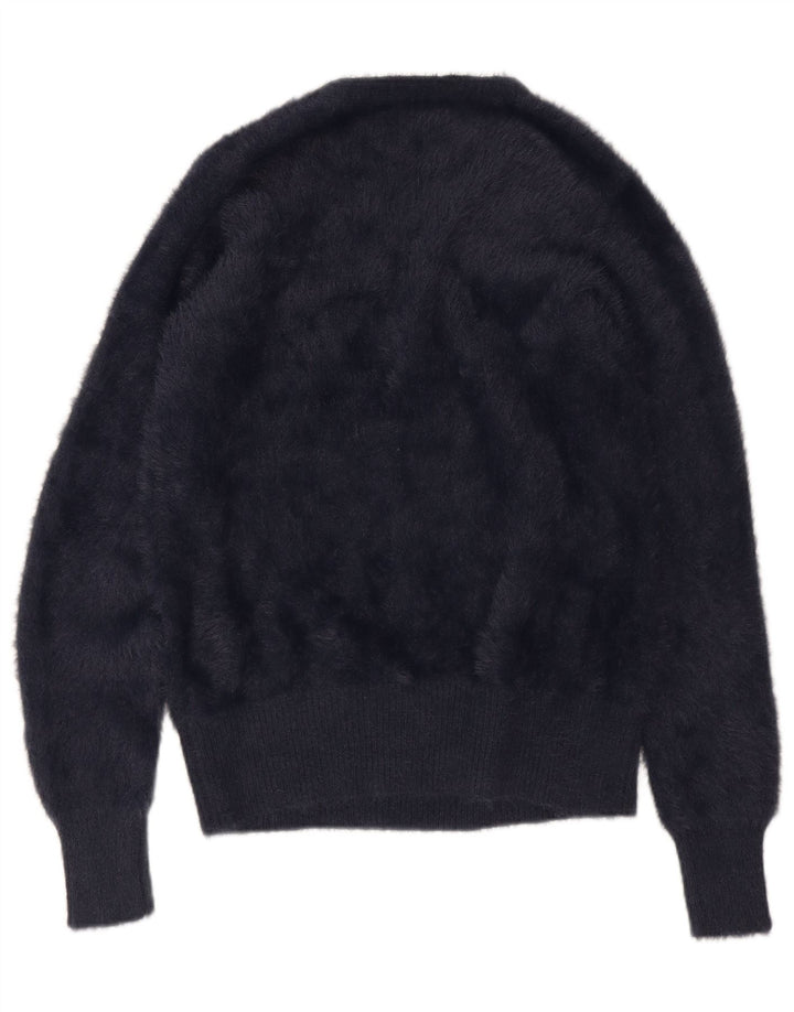 Marks & Spencer Damski sweter z dekoltem w kształcie litery V, UK 14, średni granatowy
