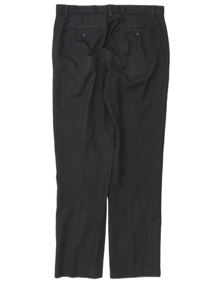 Męskie proste spodnie chino Calvin Klein W29 L30 Czarny poliester