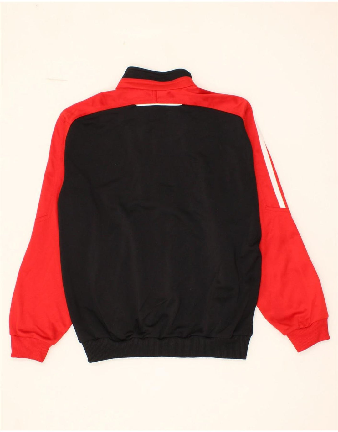ADIDAS Boys Tracksuit Top Jacket 11-12 Years Large Black Colourblock Vintage Adidas and Second-Hand Adidas from Messina Hembry 