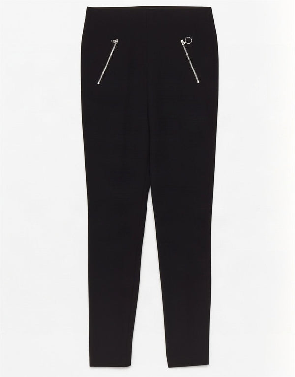 Marks & Spencer Damskie spodnie Skinny Casual UK 10 Small W28 L28 Czarne