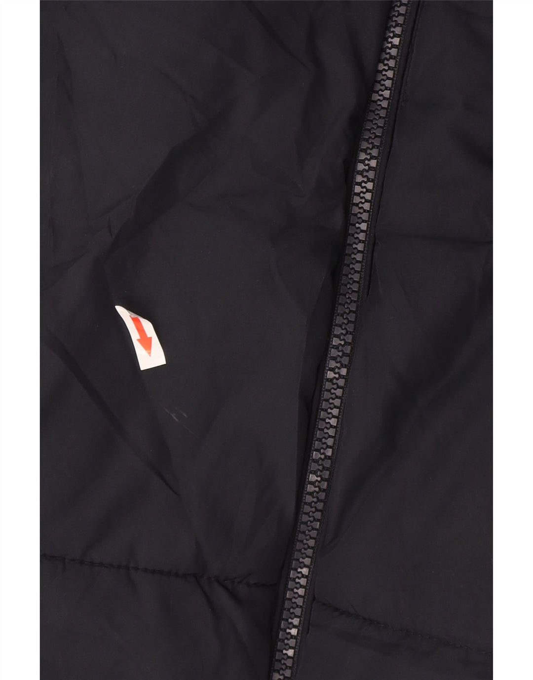 Damska, oversize'owa, wyściełana kurtka z kapturem, oversize'owa, Zara UK 6 XS, granatowa, poliestrowa