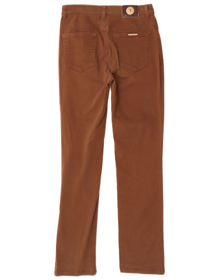 Damskie spodnie typu slim casual Trussardi W25 L27 brązowe