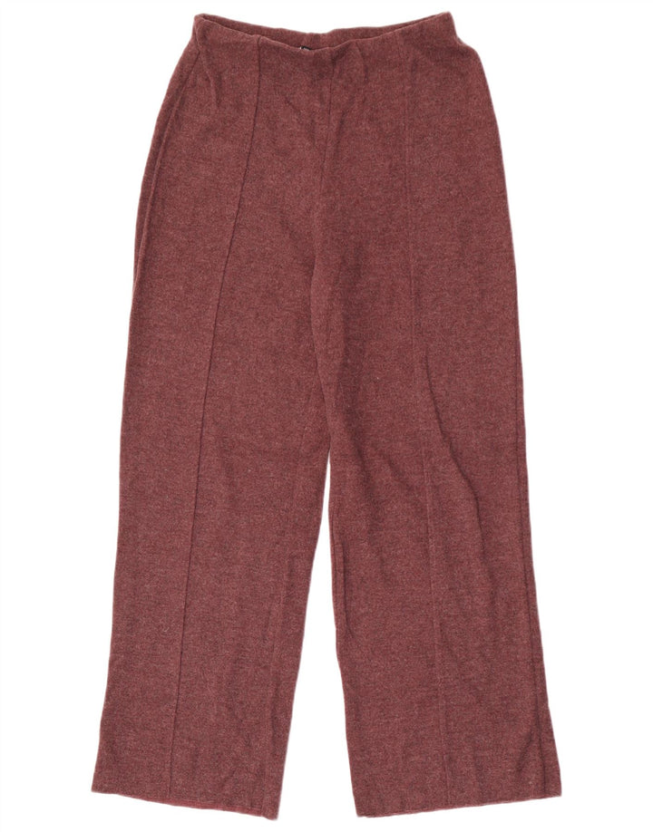 Damskie spodnie dresowe ZARA UK 8, małe, bordowe, poliestrowe