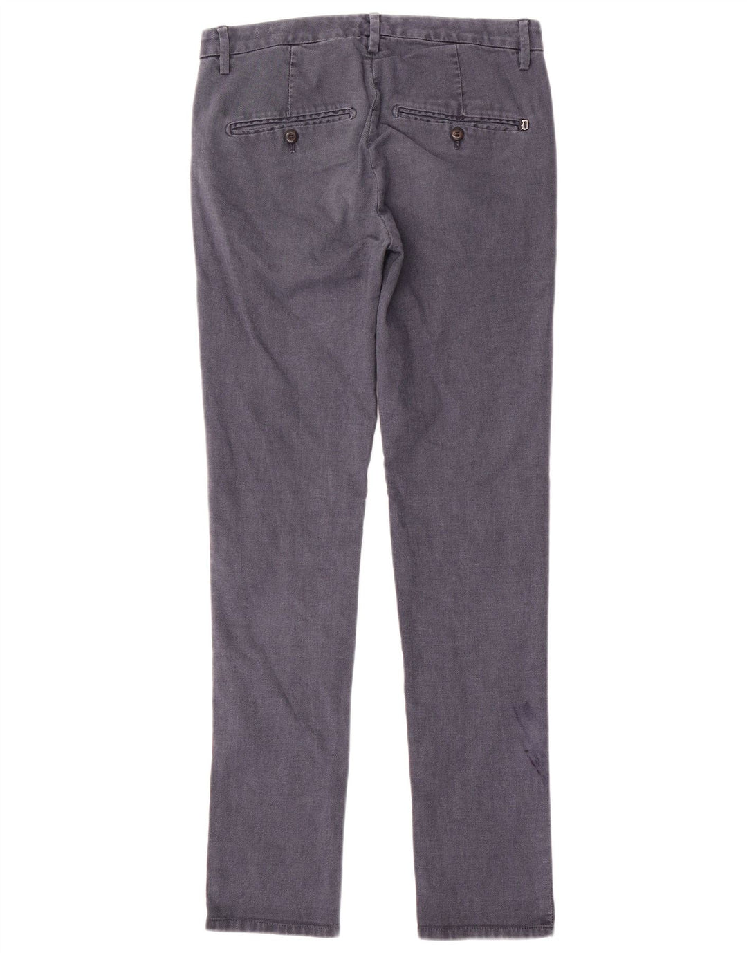 Męskie spodnie typu slim chino Dondup W30 L32 niebieska bawełna