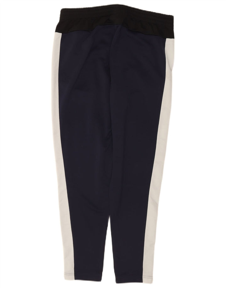 Legginsy damskie Adidas UK 14 Średni granatowy poliester z blokami kolorów