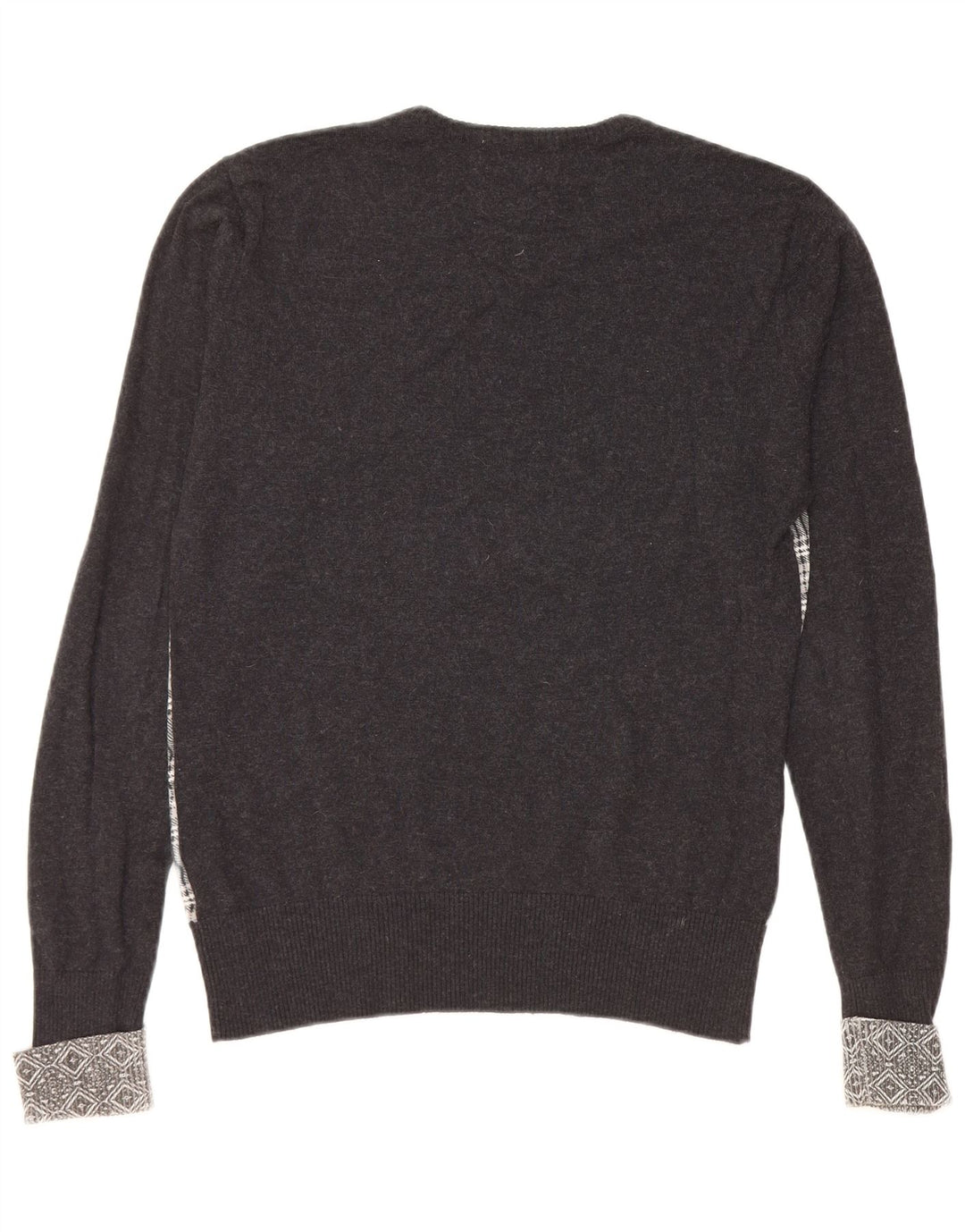 Sweter damski GUESS BY MARCIANO z dekoltem w kształcie litery V, UK 10, w małą czarną kratkę