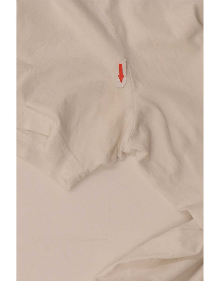Męska koszulka z grafiką Puma, duża, biała, bawełniana