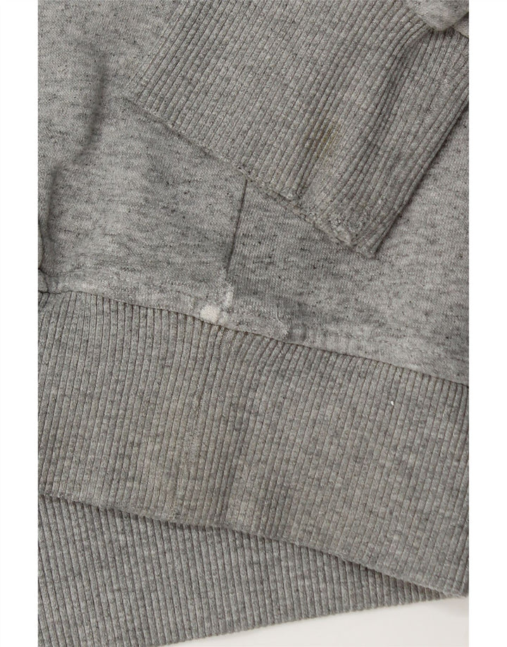 Męski sweter z kapturem ADIDAS w kolorze średnioszarym