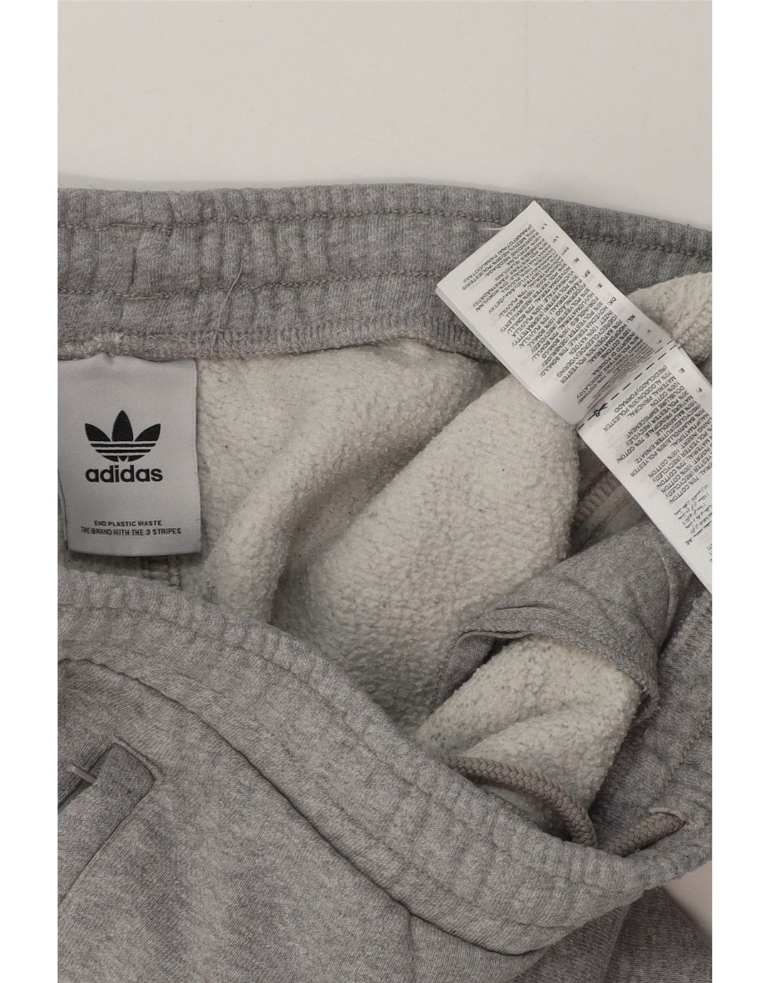 Męskie spodenki sportowe ADIDAS, małe, szare, bawełniane w plamki