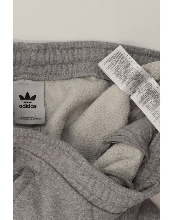 Męskie spodenki sportowe ADIDAS, małe, szare, bawełniane w plamki