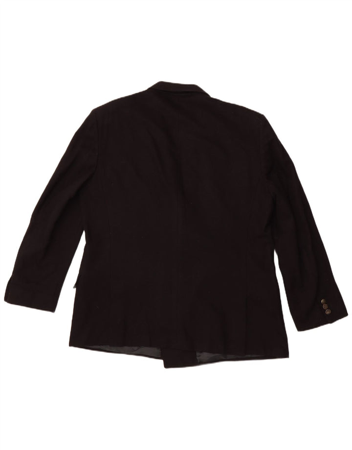 Męska marynarka dwurzędowa UNGARO UK 40, duża, granatowa