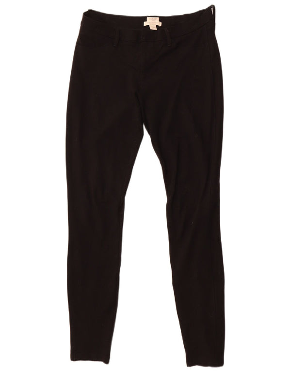 Damskie spodnie Skinny Casual J. Crew US 8 Medium W30 L31 Czarna wiskoza