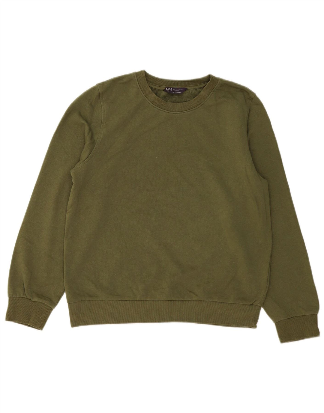Damska bluza dresowa Marks & Spencer UK 12, średnia bawełna khaki
