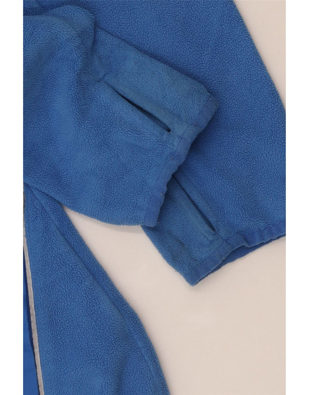 Chłopięca kurtka polarowa z kapturem ADIDAS 9-10 lat, średni niebieski poliester