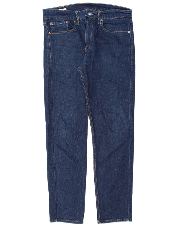 Męskie jeansy Levi's 511 Slim W34 L32 Granatowa bawełna