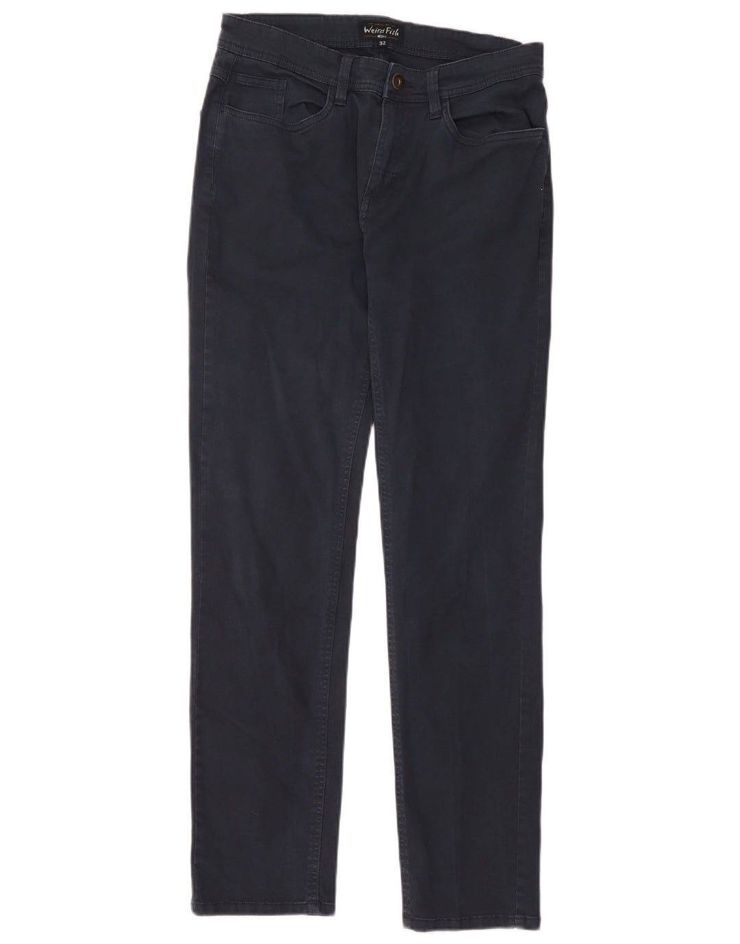 Męskie spodnie typu slim casual Weird Fish W32 L31 granatowe
