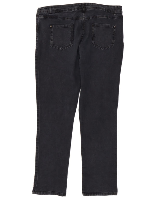 Damskie jeansy M&Co Slim UK 16 Large W36 L31 Granatowa bawełna
