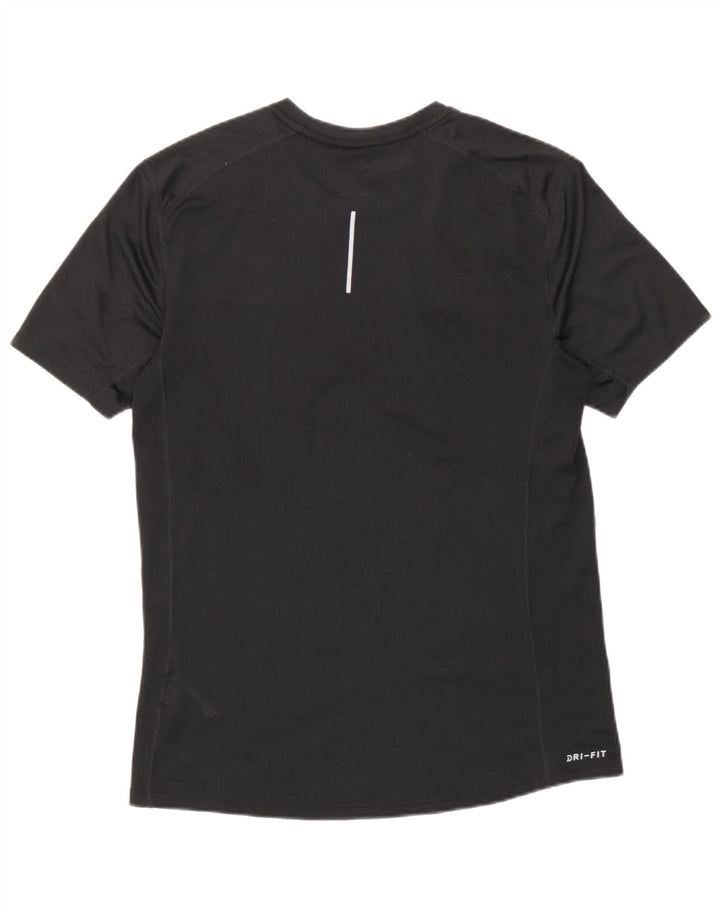 Męska koszulka Nike Dri Fit Top, średni czarny poliester
