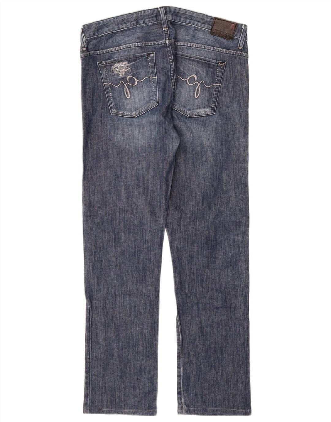 Guess Damskie Jeansy Slim W30 L30 Niebieskie Bawełniane