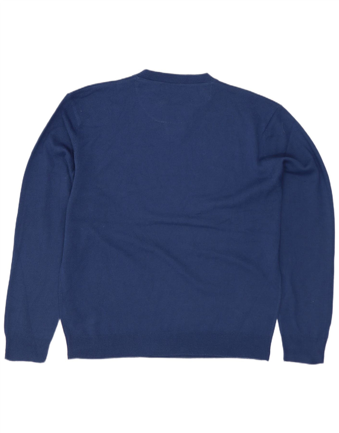 Męski sweter Pierre Cardin zapinany na guziki, duży niebieski akryl