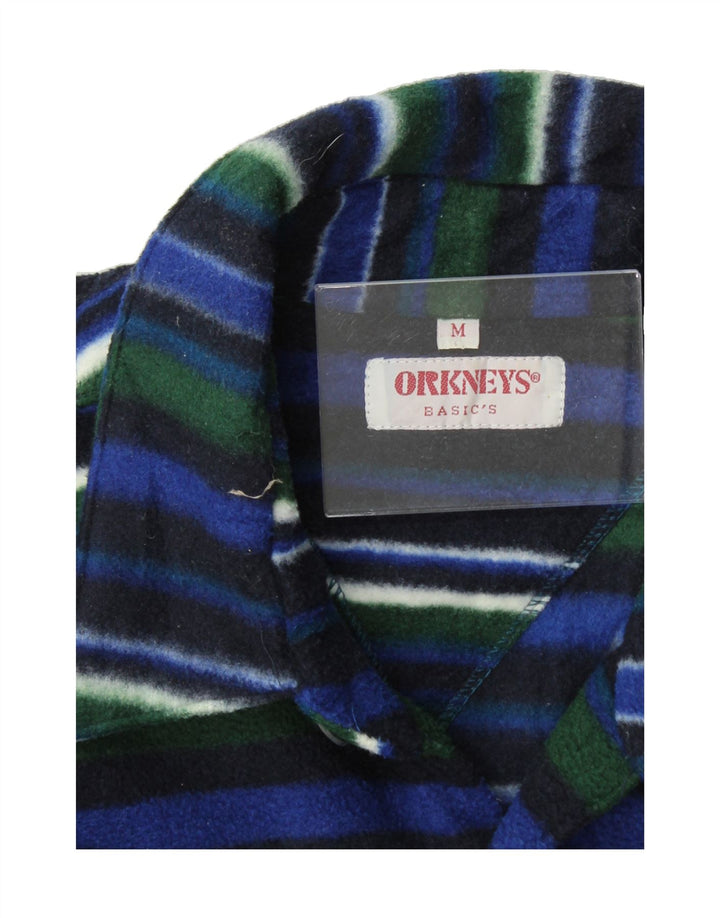 ORKNEYS Mens Flannel Shirt Medium Blue Striped Vintage ORKNEYS and Second-Hand ORKNEYS from Messina Hembry 