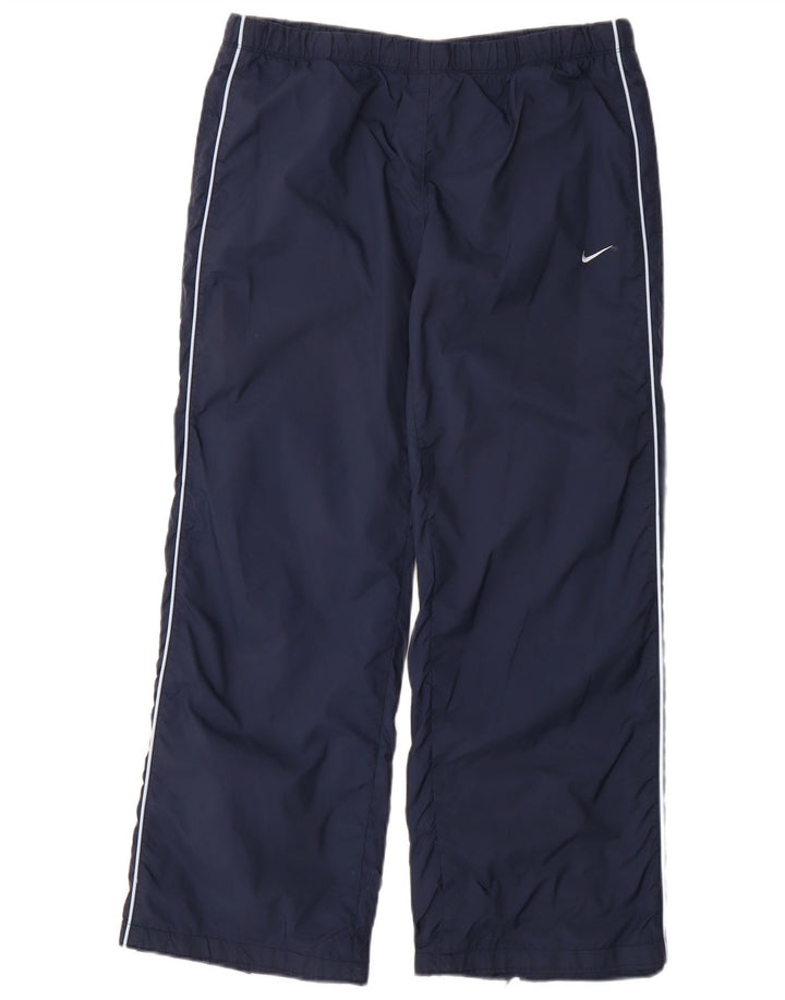 Damskie spodnie dresowe NIKE UK 10/12 Średni granatowy nylon