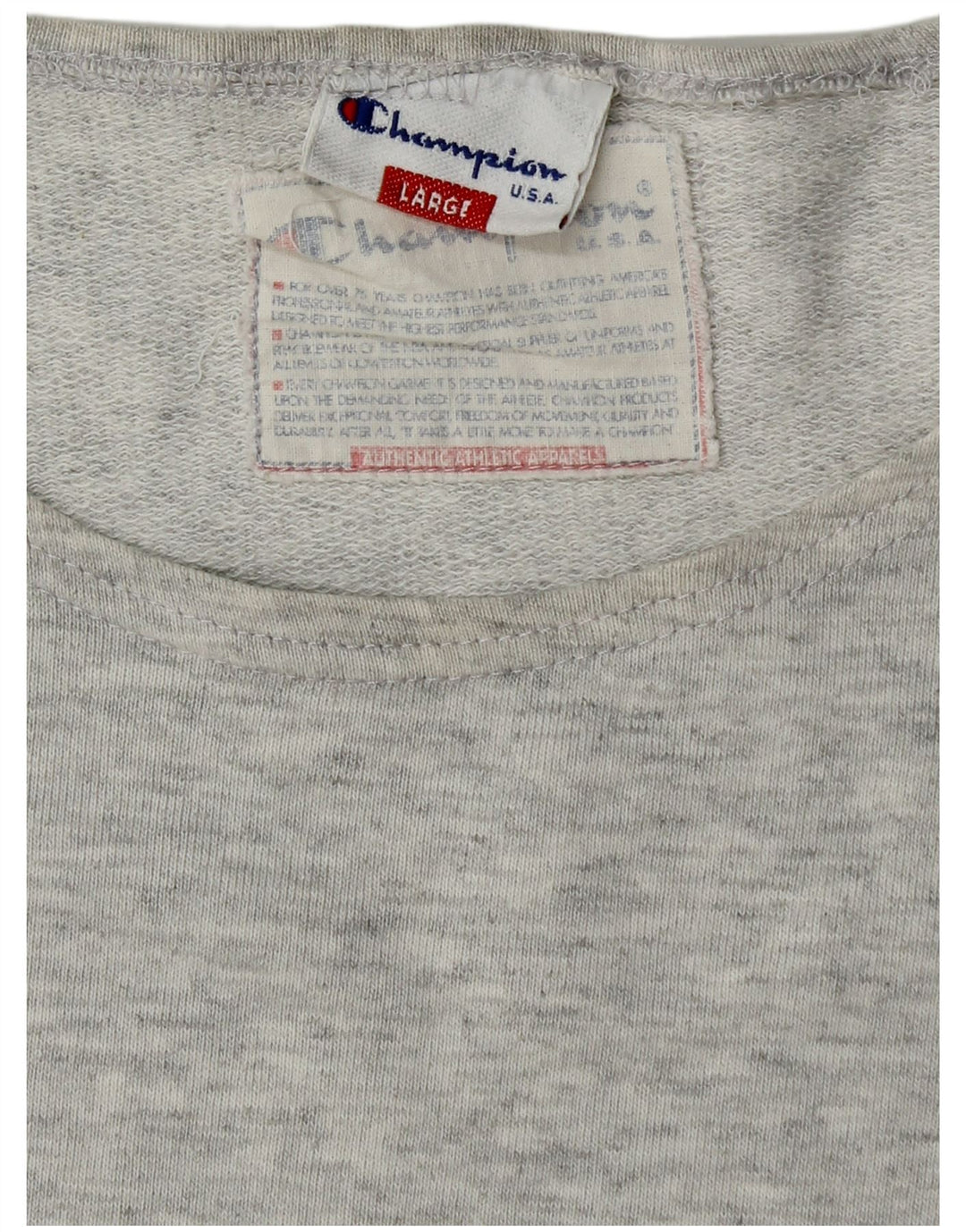 Damska bluza Champion Oversized Graphic Jumper UK 16, duża, szara