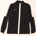 Męska kurtka dresowa Nike Dri Fit, duży, czarny poliester z blokami kolorów