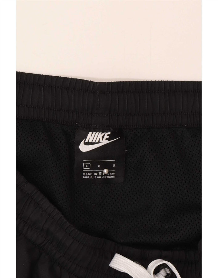 Męskie spodenki kąpielowe Nike, duże, czarne, poliestrowe