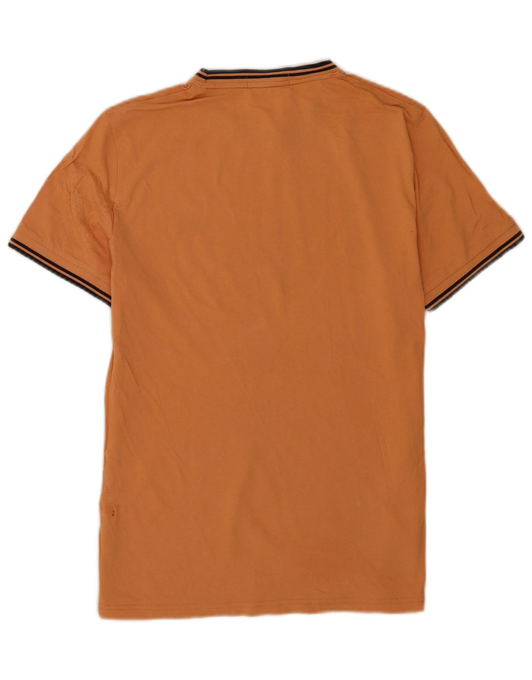 T-shirt męski Fred Perry, bawełniany, średni, pomarańczowy w paski