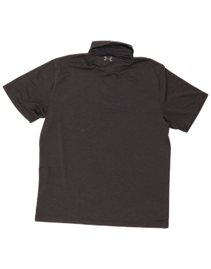 Męska koszulka polo Under Armour, duża, czarna, z poliestru
