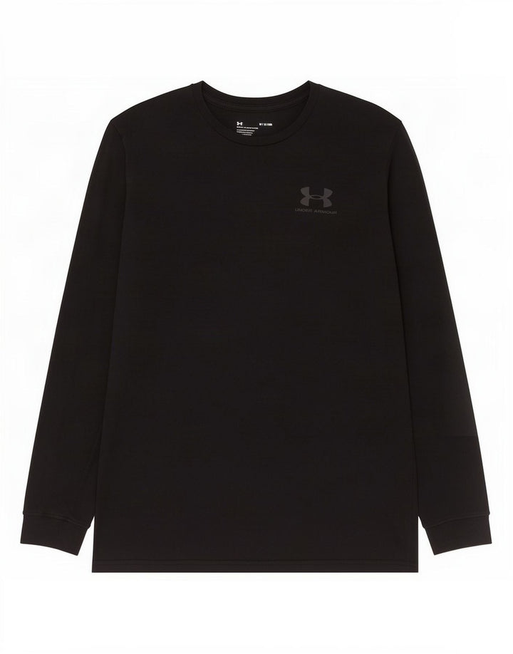 Męski top z długim rękawem Under Armour, średni czarny