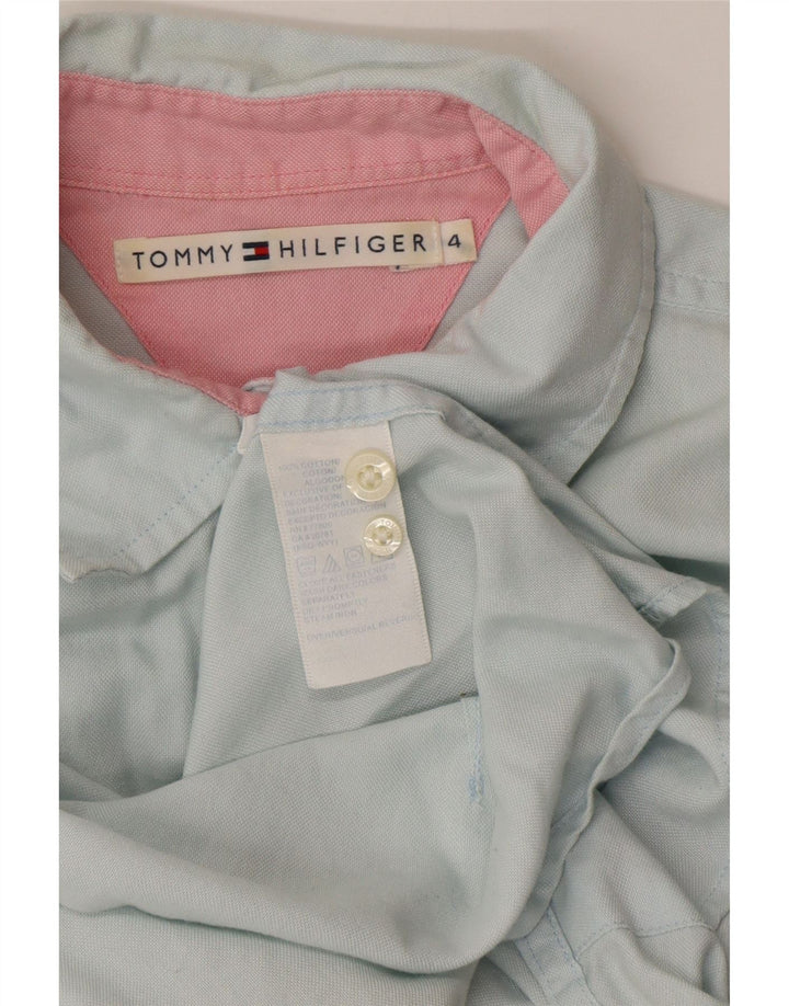 Koszula damska TOMMY HILFIGER US 4 Small, niebieska, bawełniana